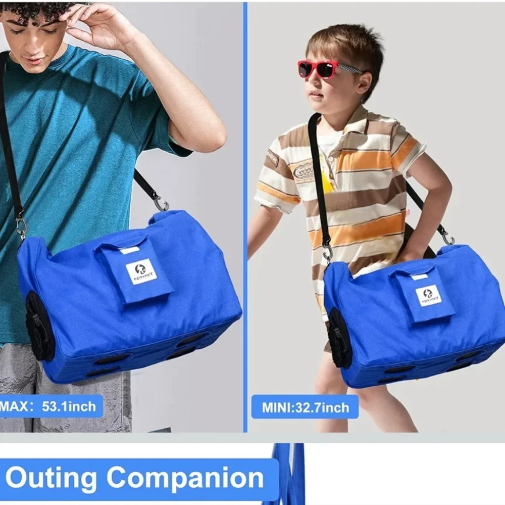 Cat Pouch Carrier Backpack - Blue Size M Soft Hand-Free Adjustable Harness NWOT